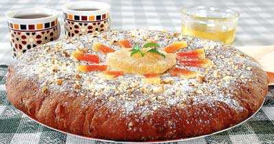 Пирог медовый. Рецепт еврейской кухни.
