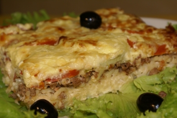 Детская запеканка из мяса и капусты. Детская запеканка из мяса и капусты.