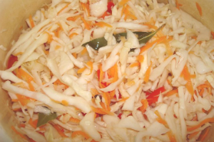рецепт приготовления капусты маринованной с перцем