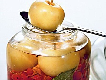 Рецепт  маринованных яблок