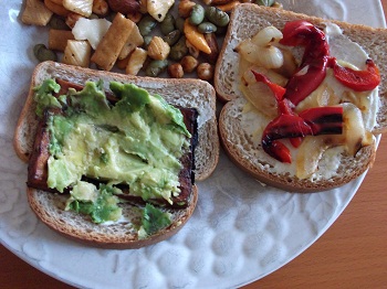 Рецепт вегетарианских сэндвичей к завтраку