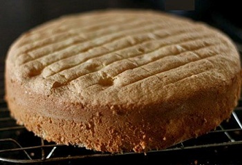Рецепт быстрого бисквитного тортика 