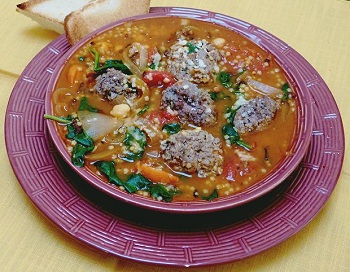 Суп с говяжьими фрикадельками рецепт