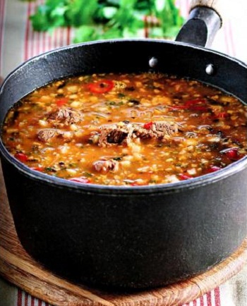 Рецепт  классический супа харчо