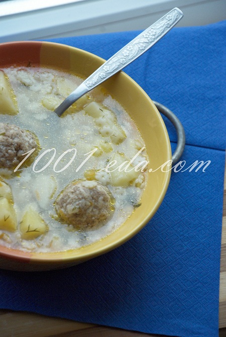 Рецепт супа с сырными шариками