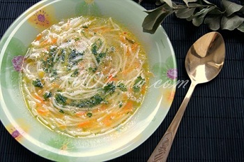 Рецепт вермишелевого супа с мясом