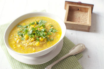 Рецепт супа с яйцом и кукурузой