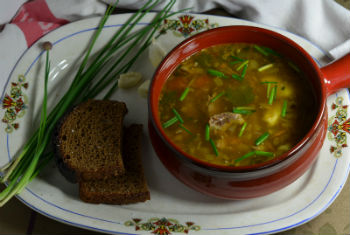 Рецепт супа с мясом в мультиварке