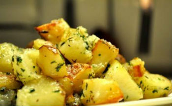 Рецепт картошки с зеленью в казане
