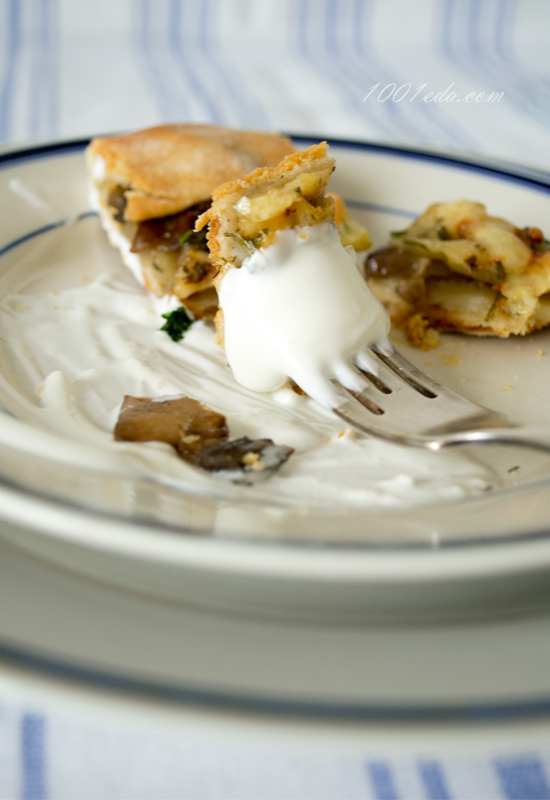 Галета с картофелем и грибами: рецепт с пошаговым фото