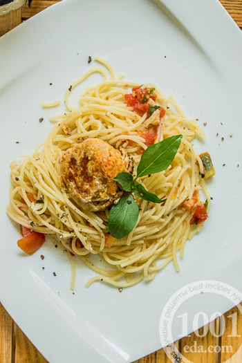 Рецепт спагетти с мясными шариками