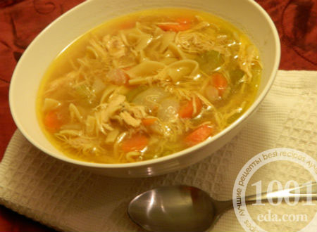 Рецепт вермишелевого супа с мясом