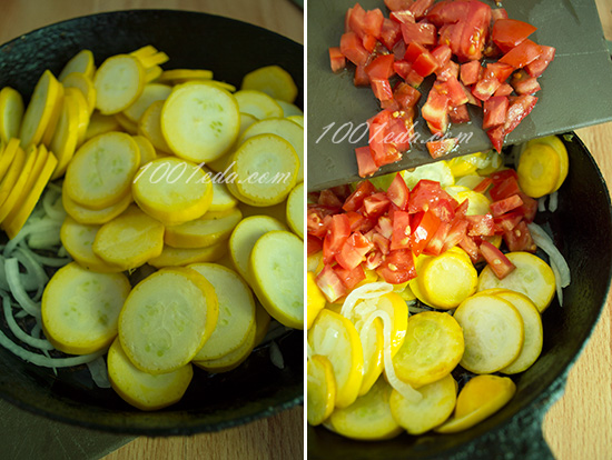 Горячий салат с кабачками и брынзой: рецепт с пошаговым фото