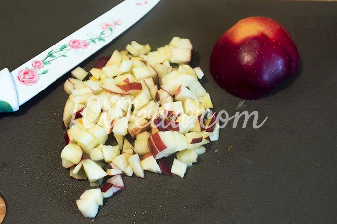 Манная каша с тыквой и яблоками: рецепт с пошаговым фото №9
