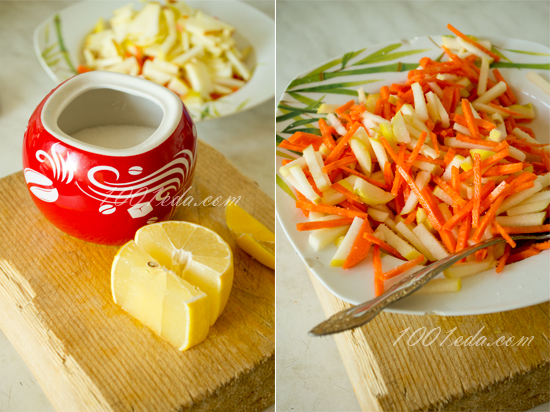 Детский салат с морковкой и яблоком: рецепт с пошаговым фото