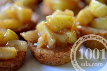 Яблочный пряный десерт  в два укуса: рецепт с пошаговым фото