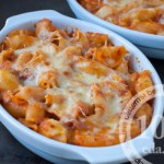 Макароны в духовке с сосисками Макароны в духовке с сосисками