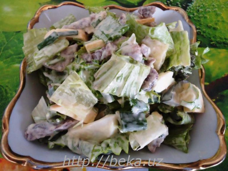 Рецепты салатов мясных простые и недорогие и вкусные с Рецепты салатов мясных простые и недорогие и вкусные с