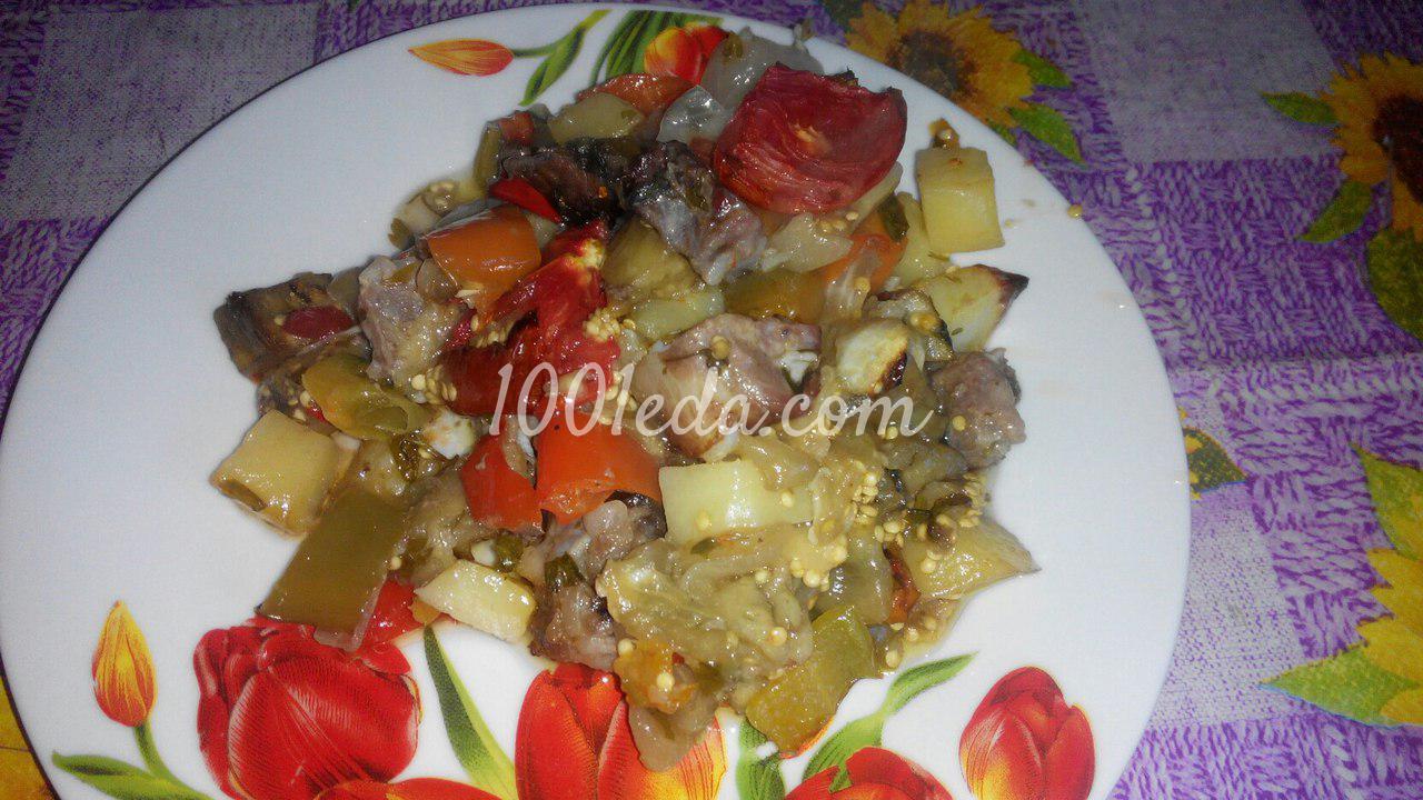 Овощное рагу с мясом в духовке: рецепт с пошаговым фото