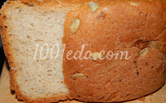 Фисташковый хлеб с тыквенными семечками в хлебопечке: рецепт с пошаговым фото