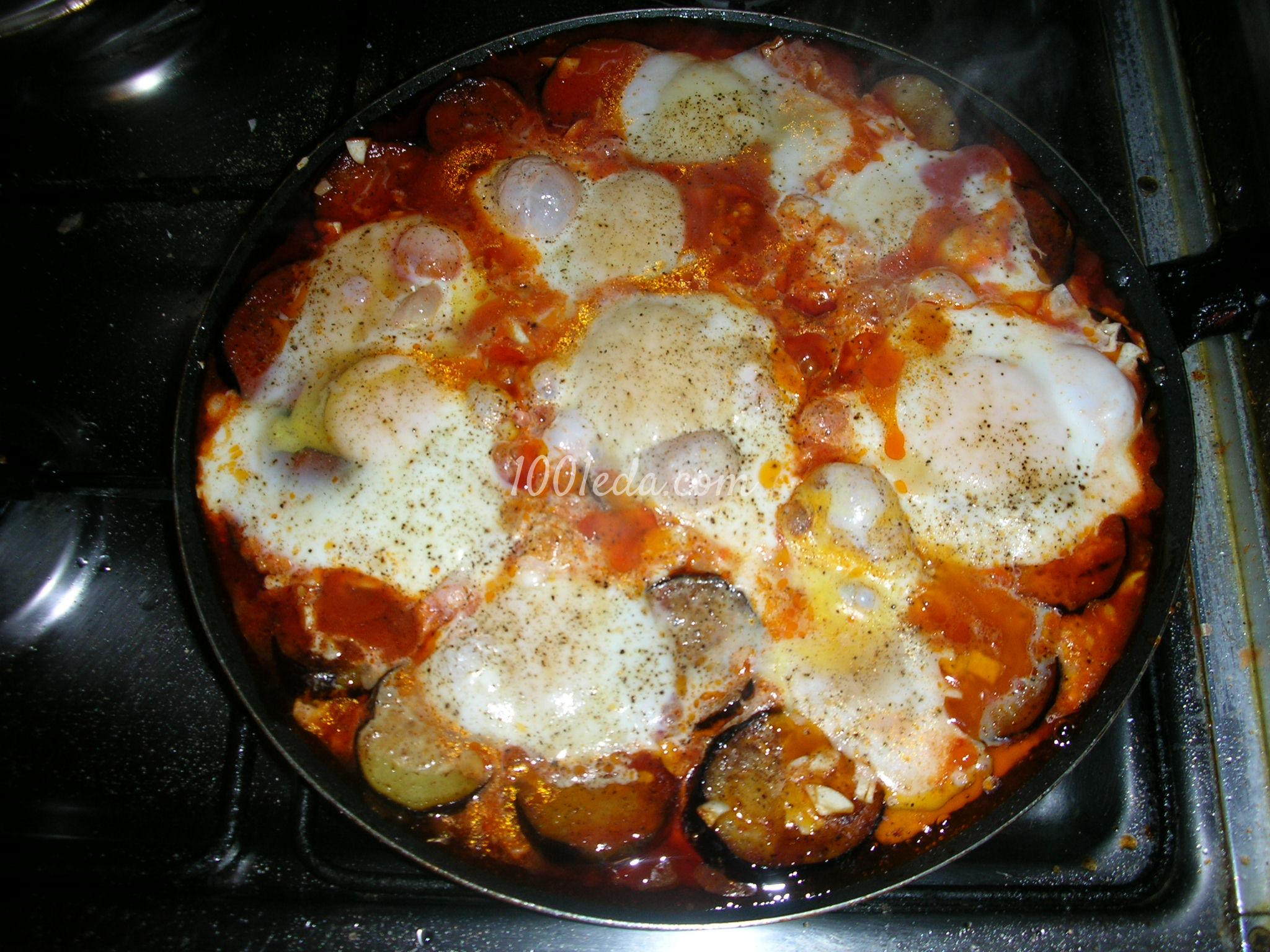Жареные баклажаны с томатным соком и яйцом: рецепт с пошаговым фото