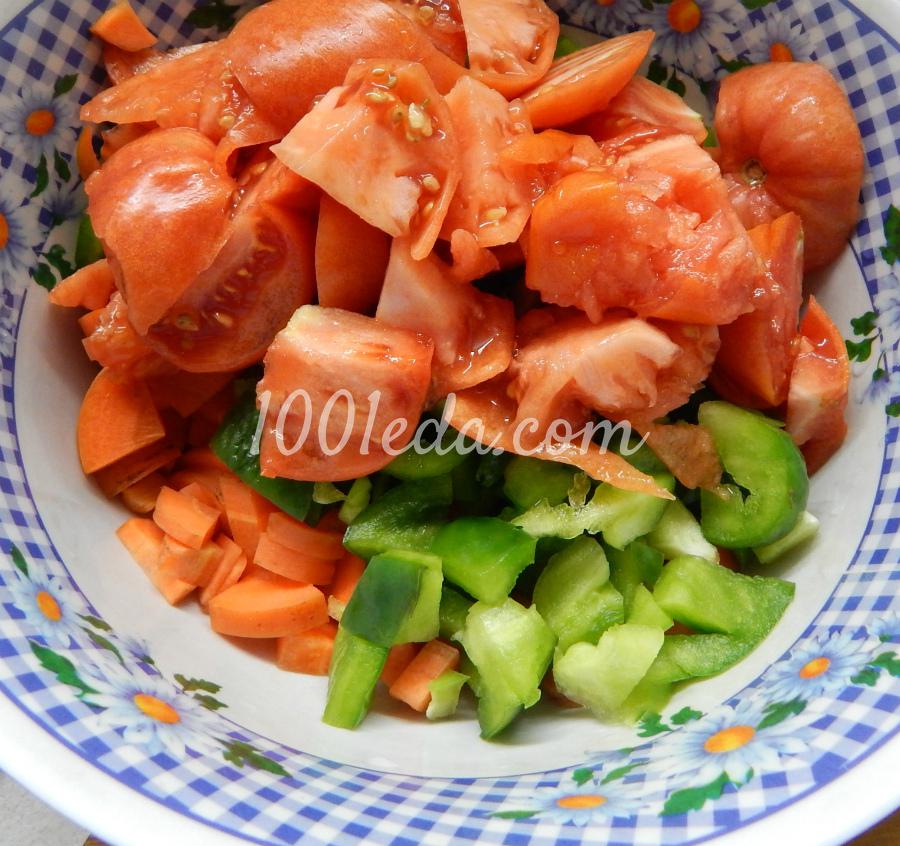 Фаршированный овощами кабачок: рецепт с пошаговым фото - Шаг №4