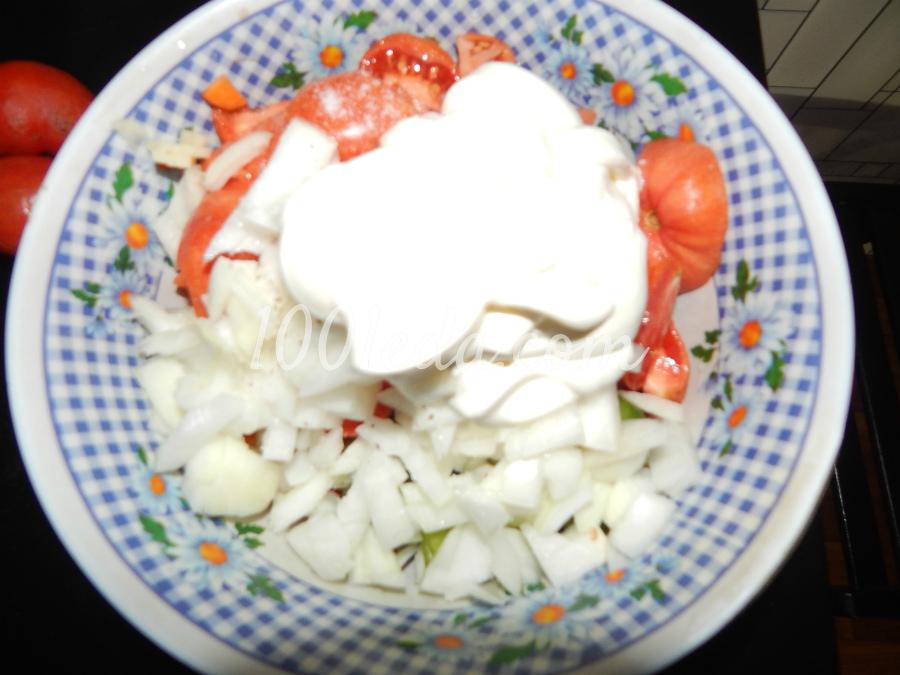 Фаршированный овощами кабачок: рецепт с пошаговым фото - Шаг №7