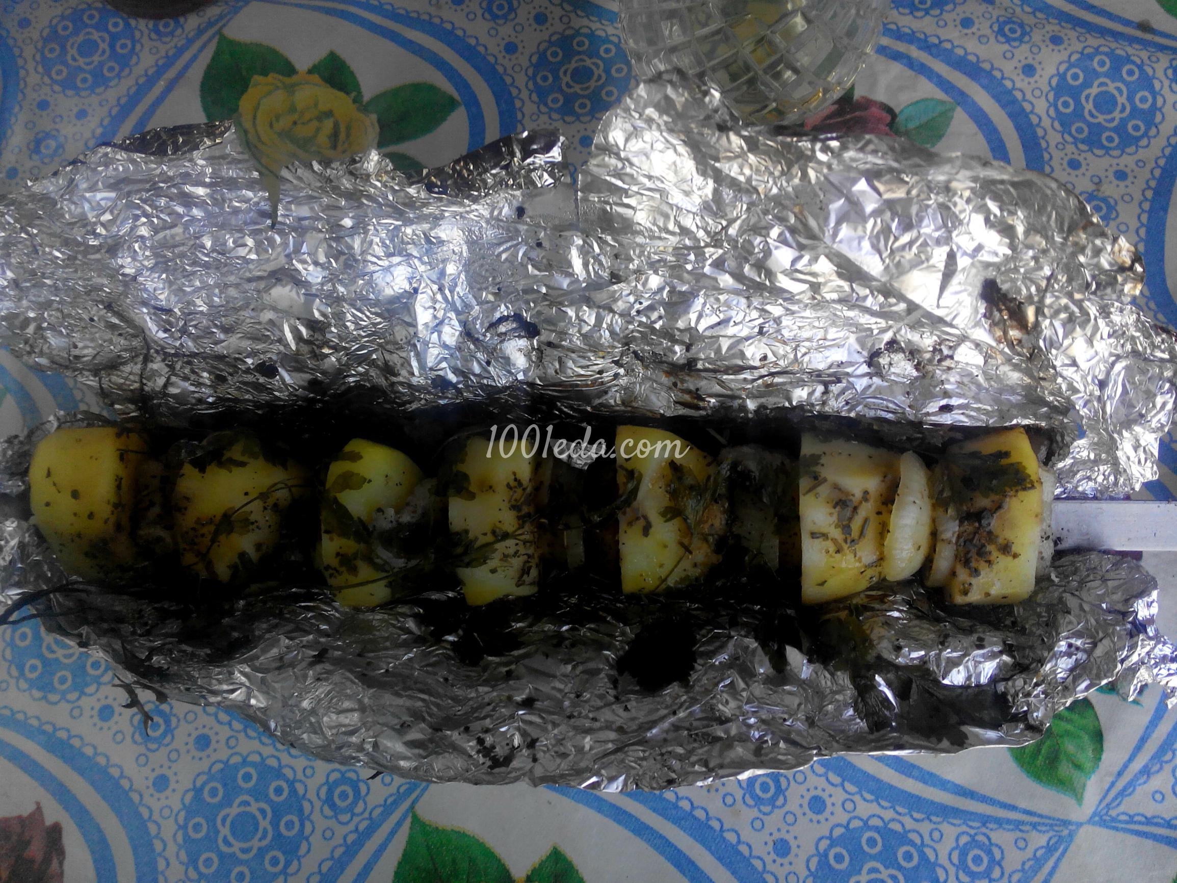 Печеная картошка на мангале в фольге: рецепт с пошаговым фото