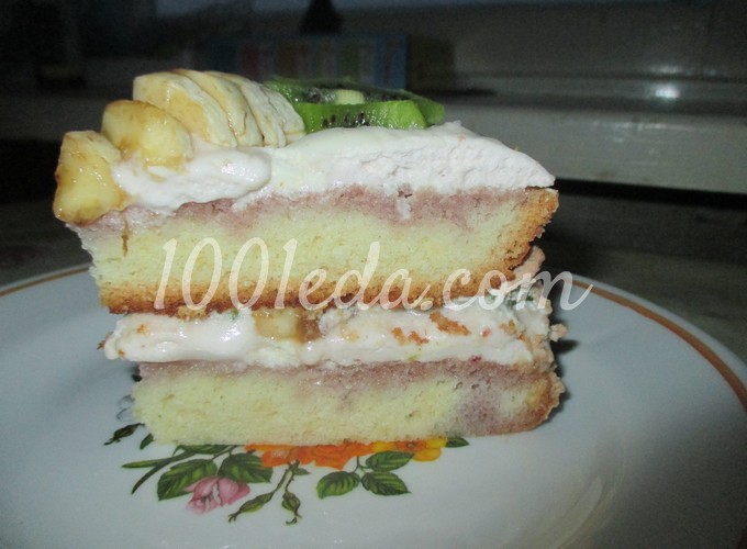 Зефирный торт для детей Таинственный остров: рецепт с пошаговым фото
