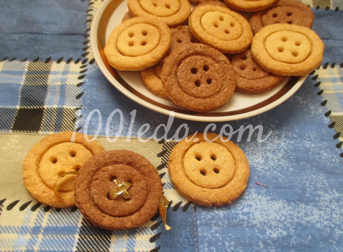 Печенье для детей Пуговицы: рецепт с пошаговым фото