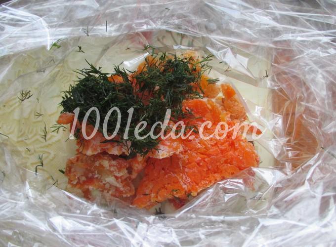 Картофель под сырной шапкой в рукаве: рецепт с пошаговым фото - Шаг №1 Картофель под сырной шапкой в рукаве: рецепт с пошаговым фото - Шаг №1