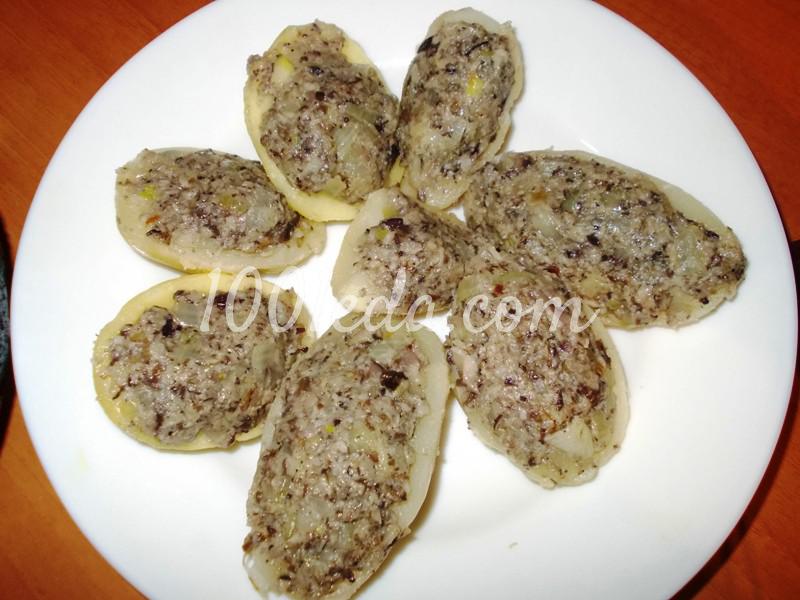 Картофель с грибной начинкой: рецепт с пошаговым фото - Шаг №4