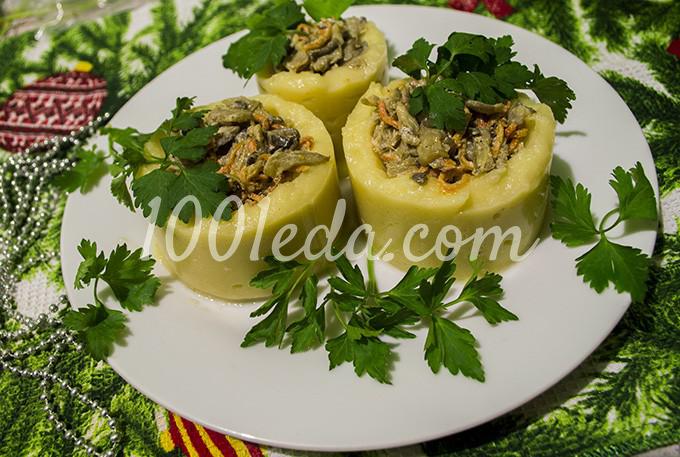 Картофельное пюре с грибами по-новому: рецепт с пошаговым фото - Шаг №12 Картофельное пюре с грибами по-новому: рецепт с пошаговым фото - Шаг №12