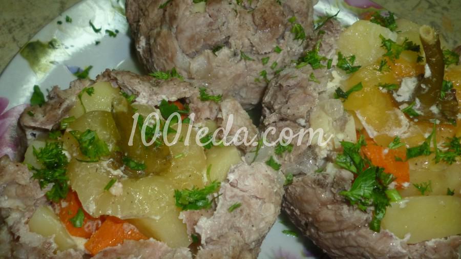 Картошечка в мясе: рецепт с пошаговым фото - Шаг №13 Картошечка в мясе: рецепт с пошаговым фото - Шаг №13