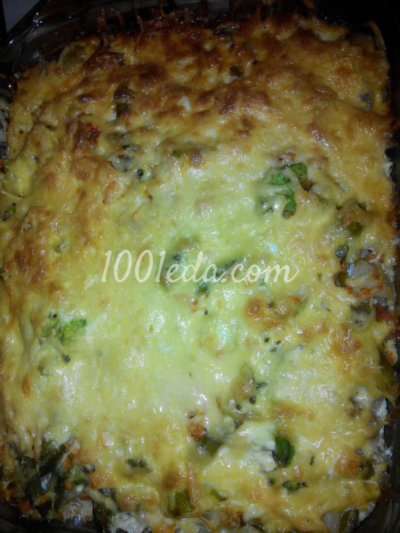 Запеканка макароны под овощной и мясной шубой: рецепт с пошаговым фото 