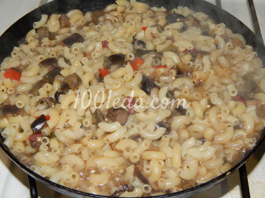 Макароны с грибно-баклажановым соусом со вкусом копченостей: рецепт с пошаговым фото - Шаг №9 Макароны с грибно-баклажановым соусом со вкусом копченостей: рецепт с пошаговым фото - Шаг №9