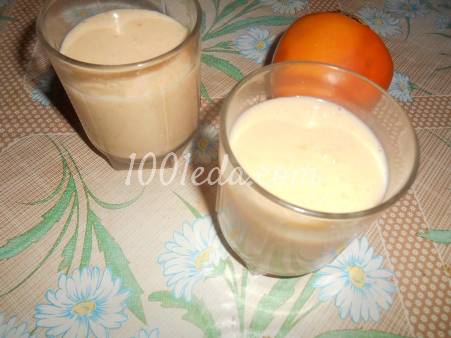 Молочный коктейль с хурмой: рецепт с пошаговым фото - Шаг №4
