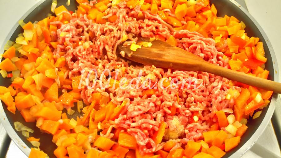 Острый томатный соус с фаршем и паприкой для пасты: рецепт с пошаговым фото - Шаг №3