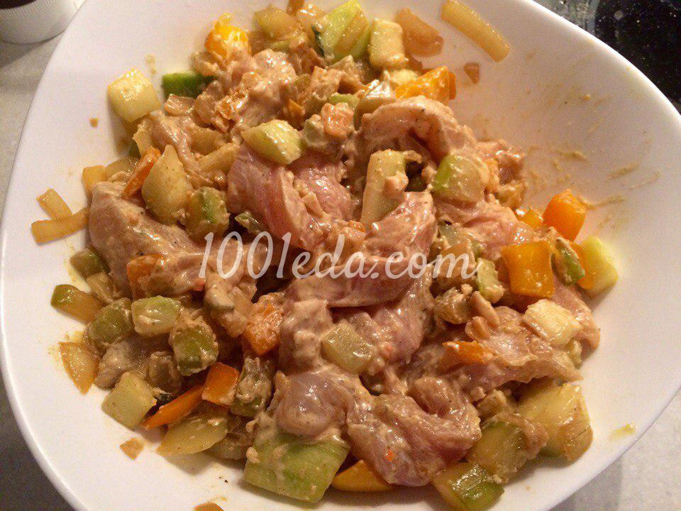 Открытый картофельный пирог с цукини и курицей барбекю: рецепт с пошаговым фото - Шаг № 10 Открытый картофельный пирог с цукини и курицей барбекю: рецепт с пошаговым фото - Шаг № 10
