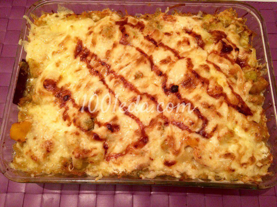 Открытый картофельный пирог с цукини и курицей барбекю: рецепт с пошаговым фото - Шаг № 15 Открытый картофельный пирог с цукини и курицей барбекю: рецепт с пошаговым фото - Шаг № 15
