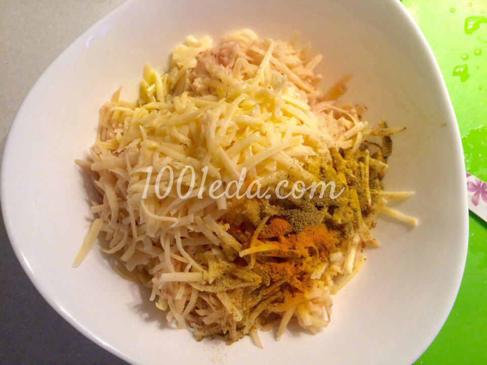 Открытый картофельный пирог с цукини и курицей барбекю: рецепт с пошаговым фото - Шаг №3 Открытый картофельный пирог с цукини и курицей барбекю: рецепт с пошаговым фото - Шаг №3