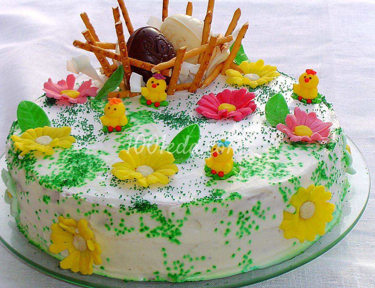 Пасхальный торт со штрейзелем: рецепт с пошаговым фото - Шаг №10