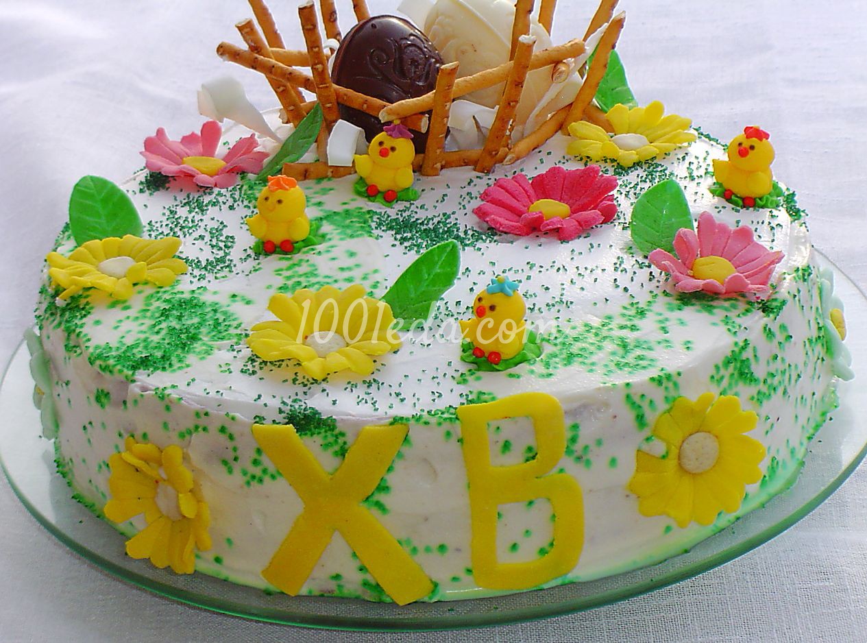 Пасхальный торт со штрейзелем: рецепт с пошаговым фото - Шаг №8