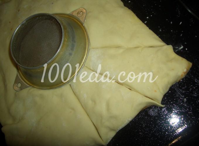 Пирог - закуска Завитушечное солнышко: рецепт с пошаговым фото - Шаг №3