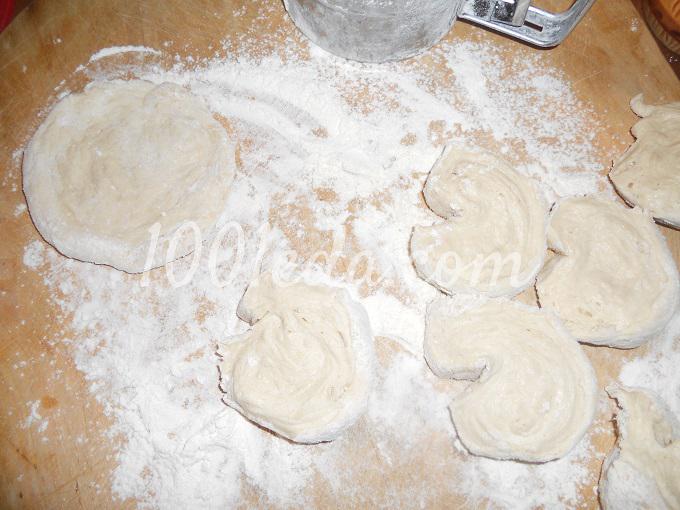 Постные пирожки с капустой: рецепт с пошаговым фото - Шаг №5