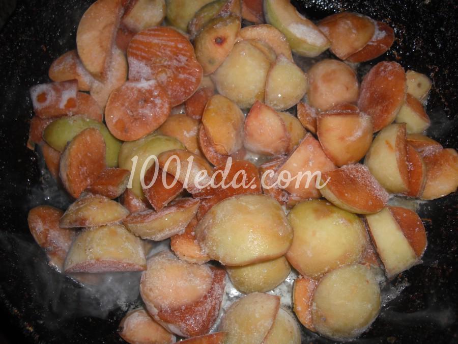 Постный рулет с яблоками и корицей Постный рулет с яблоками и корицей