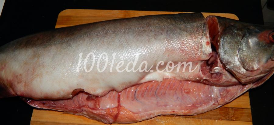Рыбка по-барски Горбуша под сырной шубкой: рецепт с пошаговым фото - Шаг №1