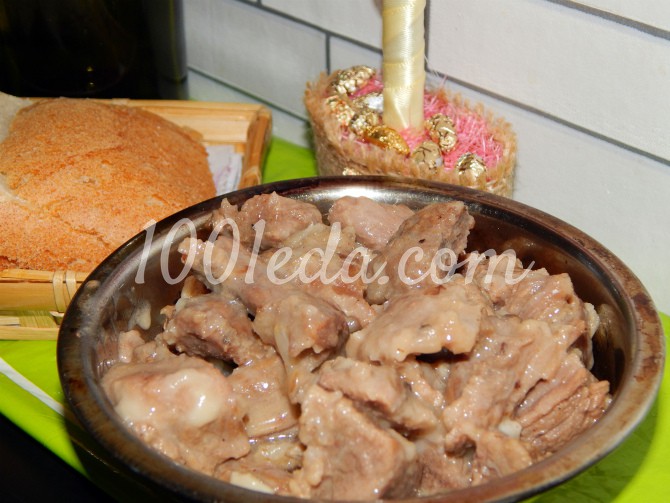 Шашлычок из говядины на сковородке: рецепт с пошаговым фото - Шаг №5