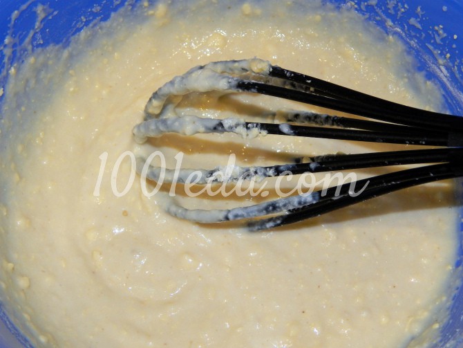 Шоколадно-манный кекс с лимонными цукатами: рецепт с пошаговым фото - Шаг №3