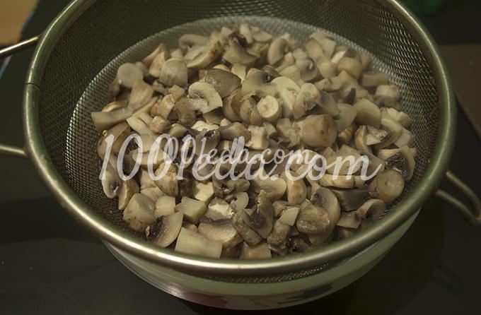 Салат из баклажанов с грибами на зиму: рецепт с пошаговым фото - Шаг №4